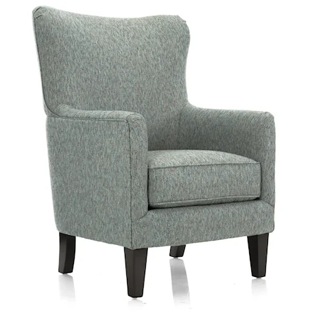 Contemporary Wing Back Chair